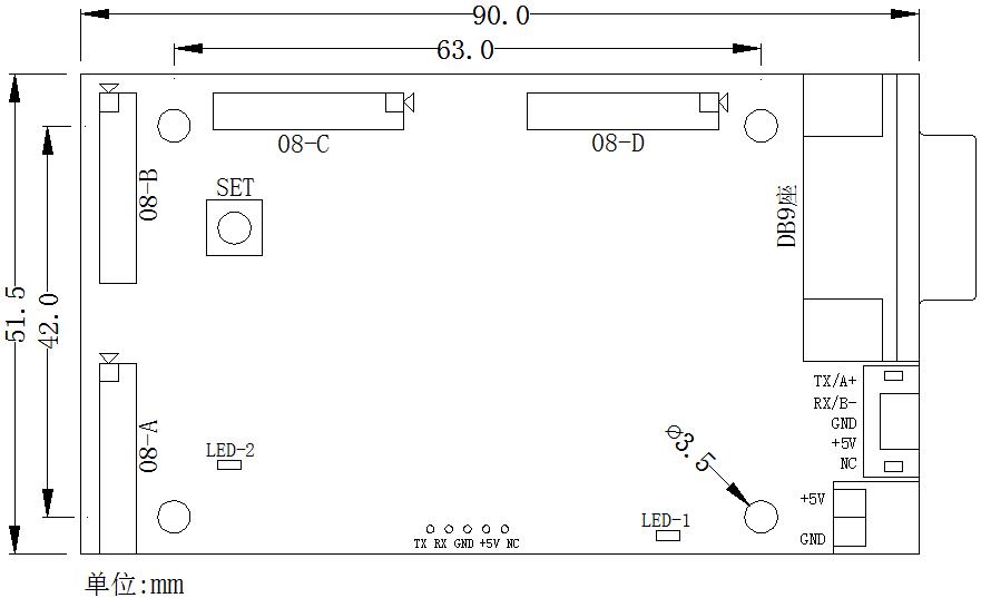 3133拉斯维加斯LED控制系统-安装尺寸