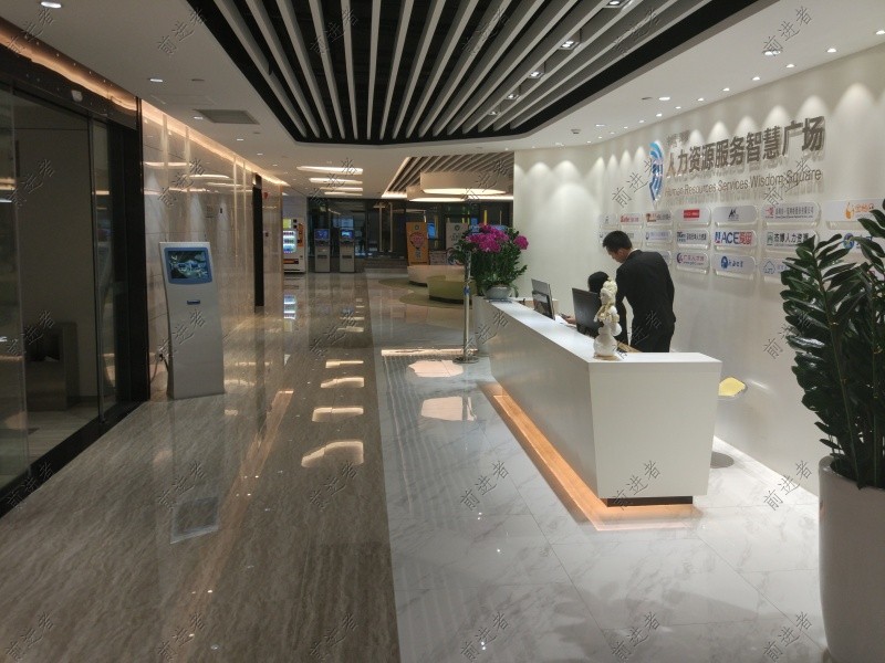 3133拉斯维加斯排队叫号系统案例-深圳天安云谷-人力资源服务智慧市场-前台